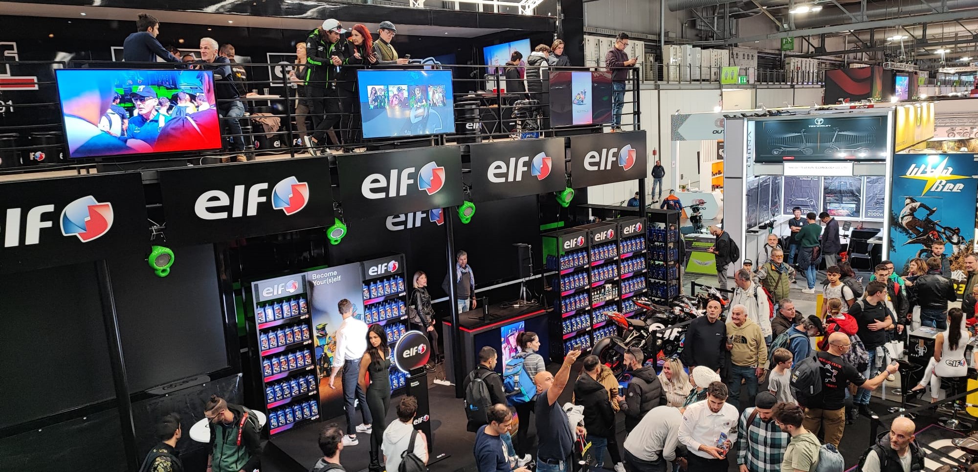 TotalEnergies Marketing Italia porta a EICMA 2023 il marchio ELF Per la prima volta all’interno dell’hospitality del Kawasaki Puccetti Racing Team