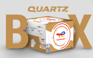 Quartz Box è il nuovo e innovativo imballaggio eco-efficiente di TotalEnergies,